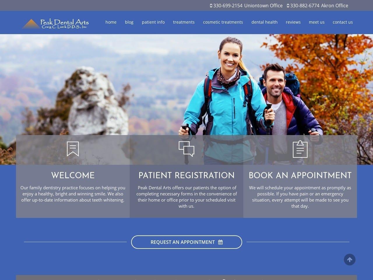 Peak Dental Arts of Akron screenshot