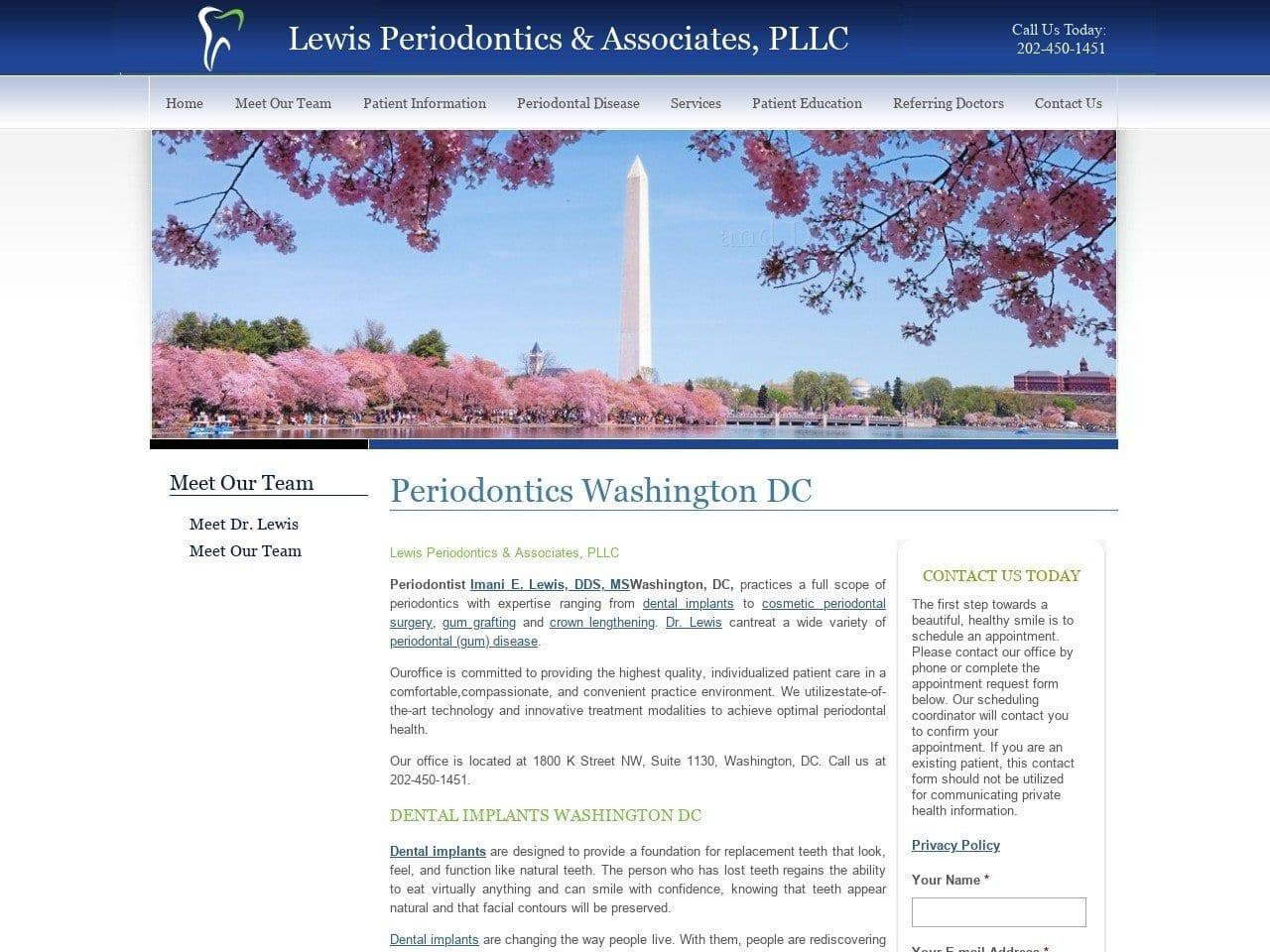 Lewis Periodontics Dentist screenshot