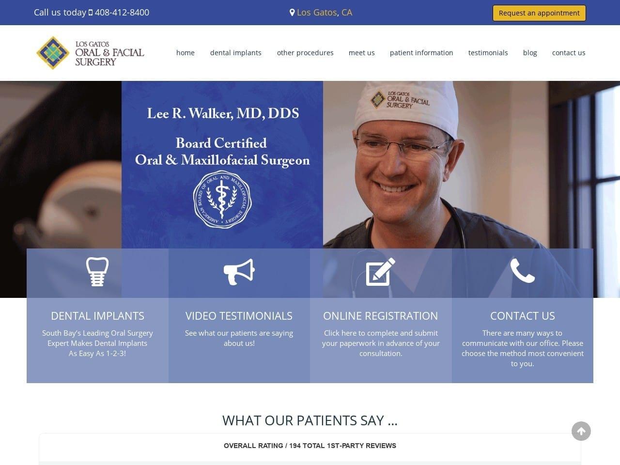Los Gatos Oral Dentist screenshot