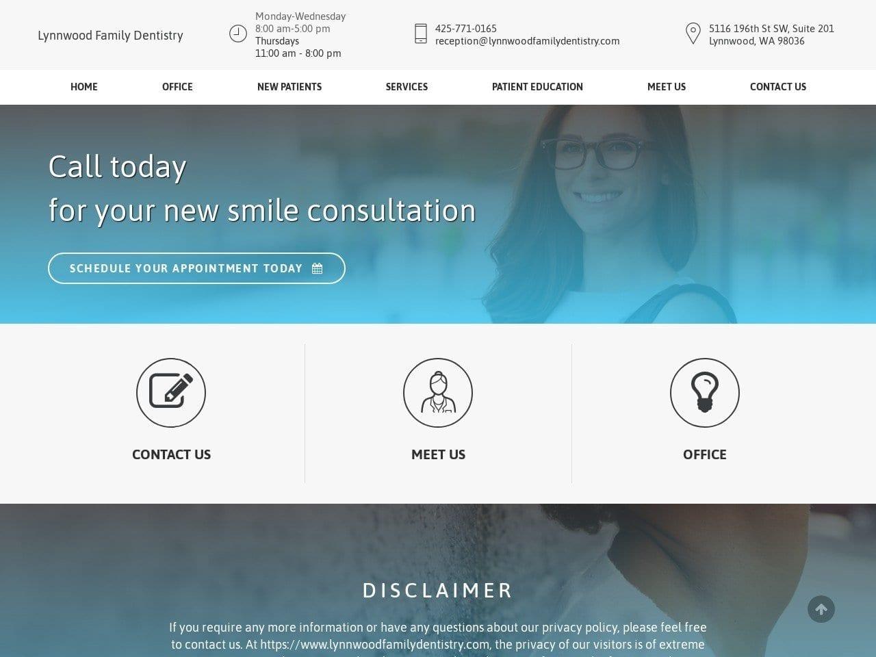 Lynnwood Family Dentist screenshot