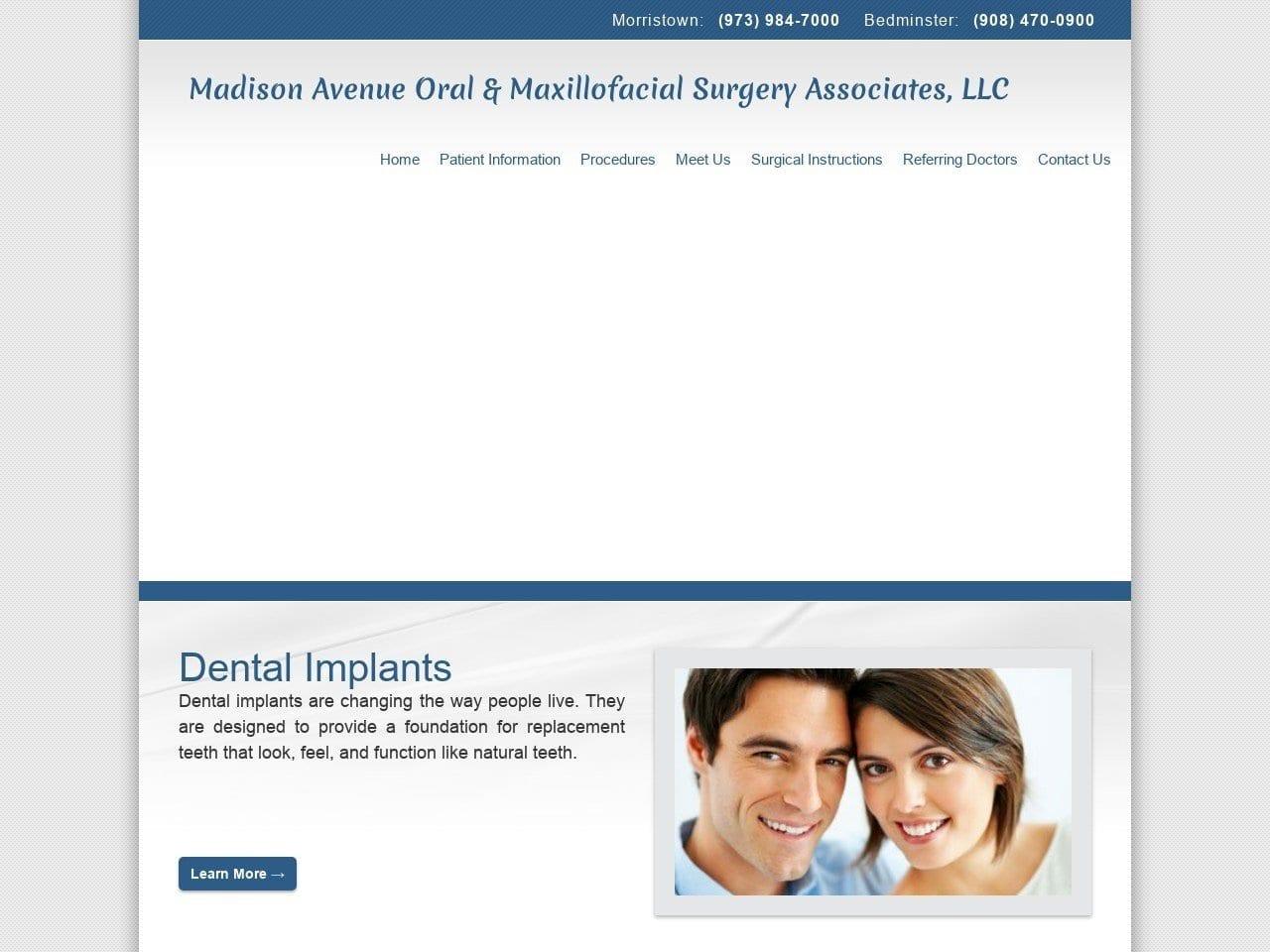 Madison Avenue Oral & Maxillofacial Surgery Associates, LLC