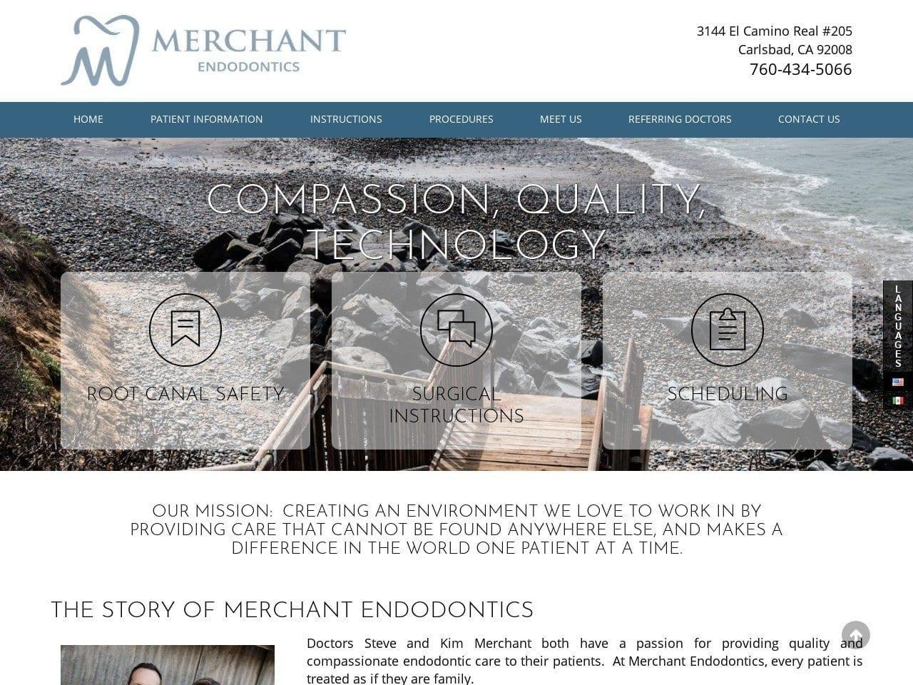 Dr. Steven J. Merchant DDS screenshot