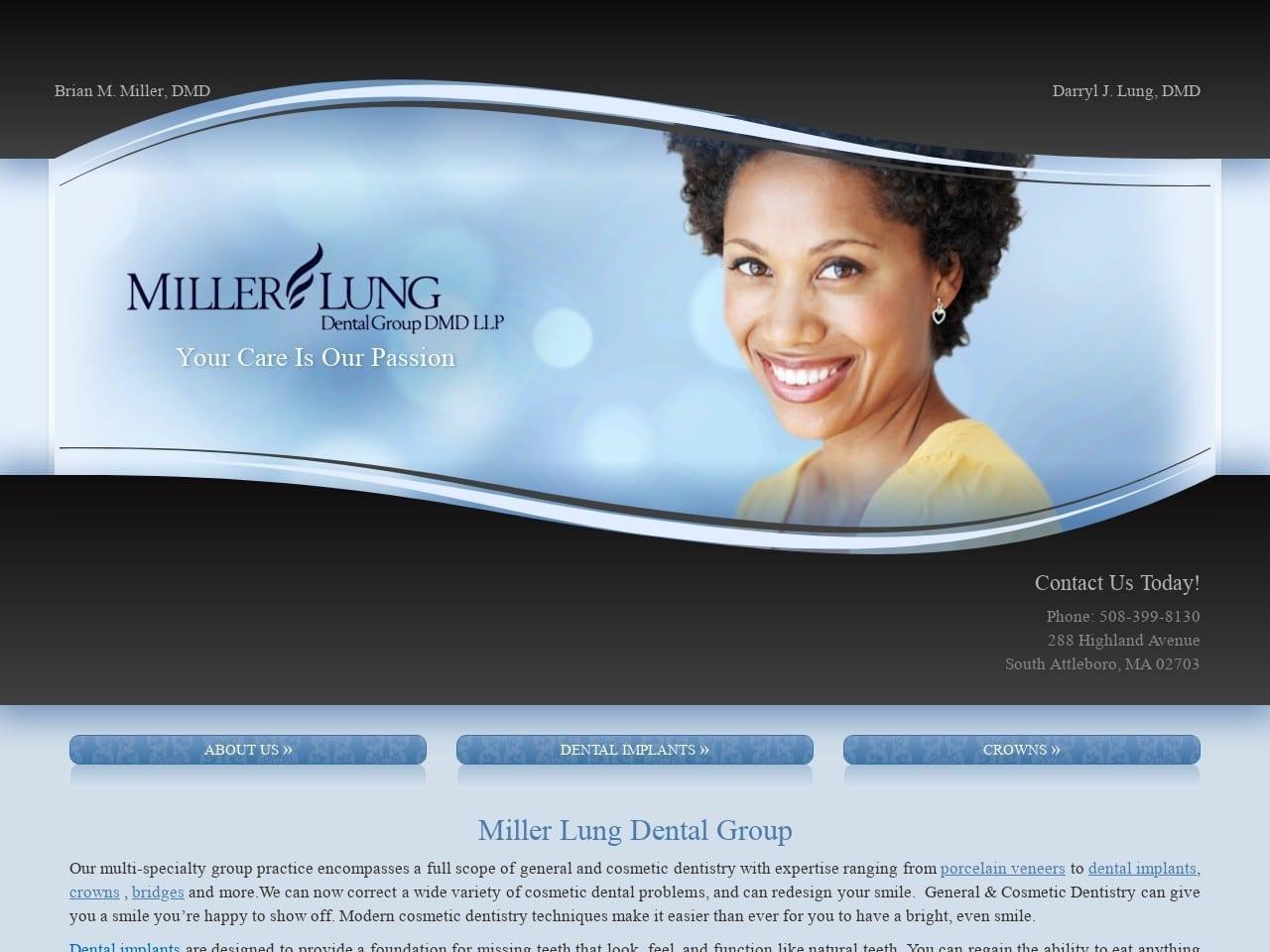 Miller Lung Dental Group screenshot