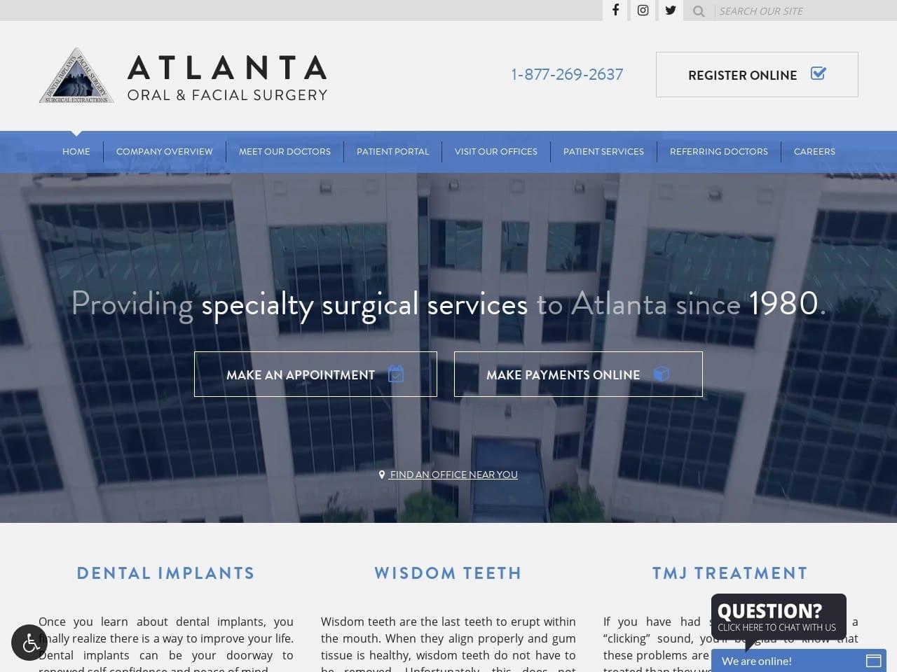 Mountain View Oral Surgery & Dental Implants screenshot