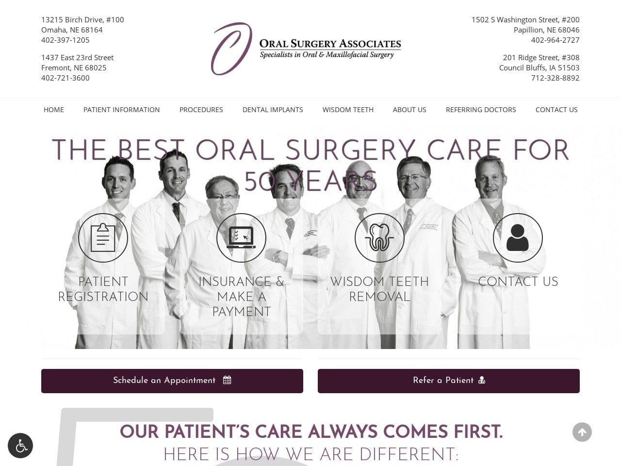 Oral Surgery Associates screenshot