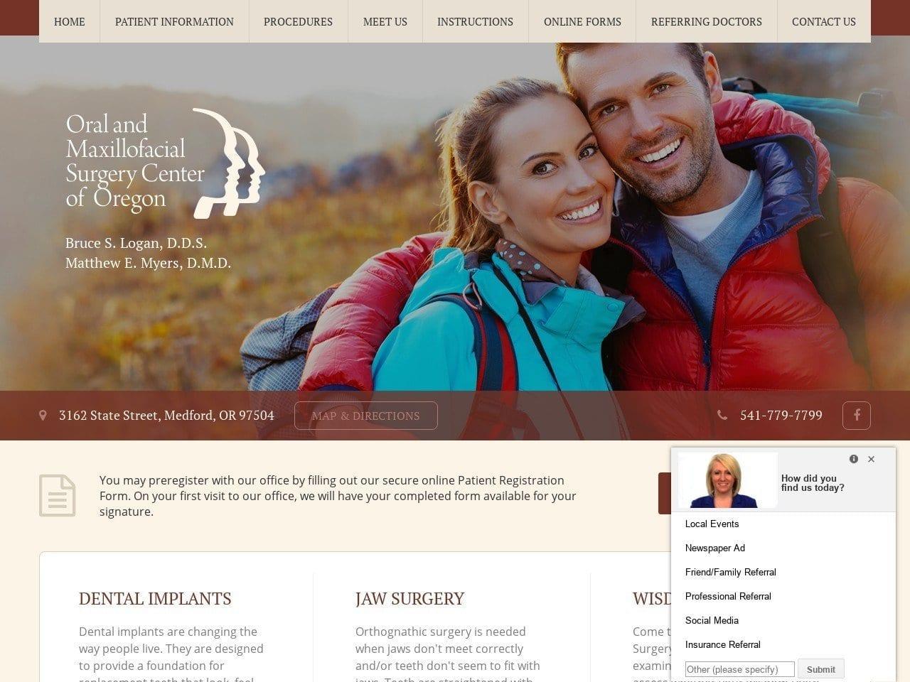 Oral & Maxillofacial Surgery of Oregon screenshot