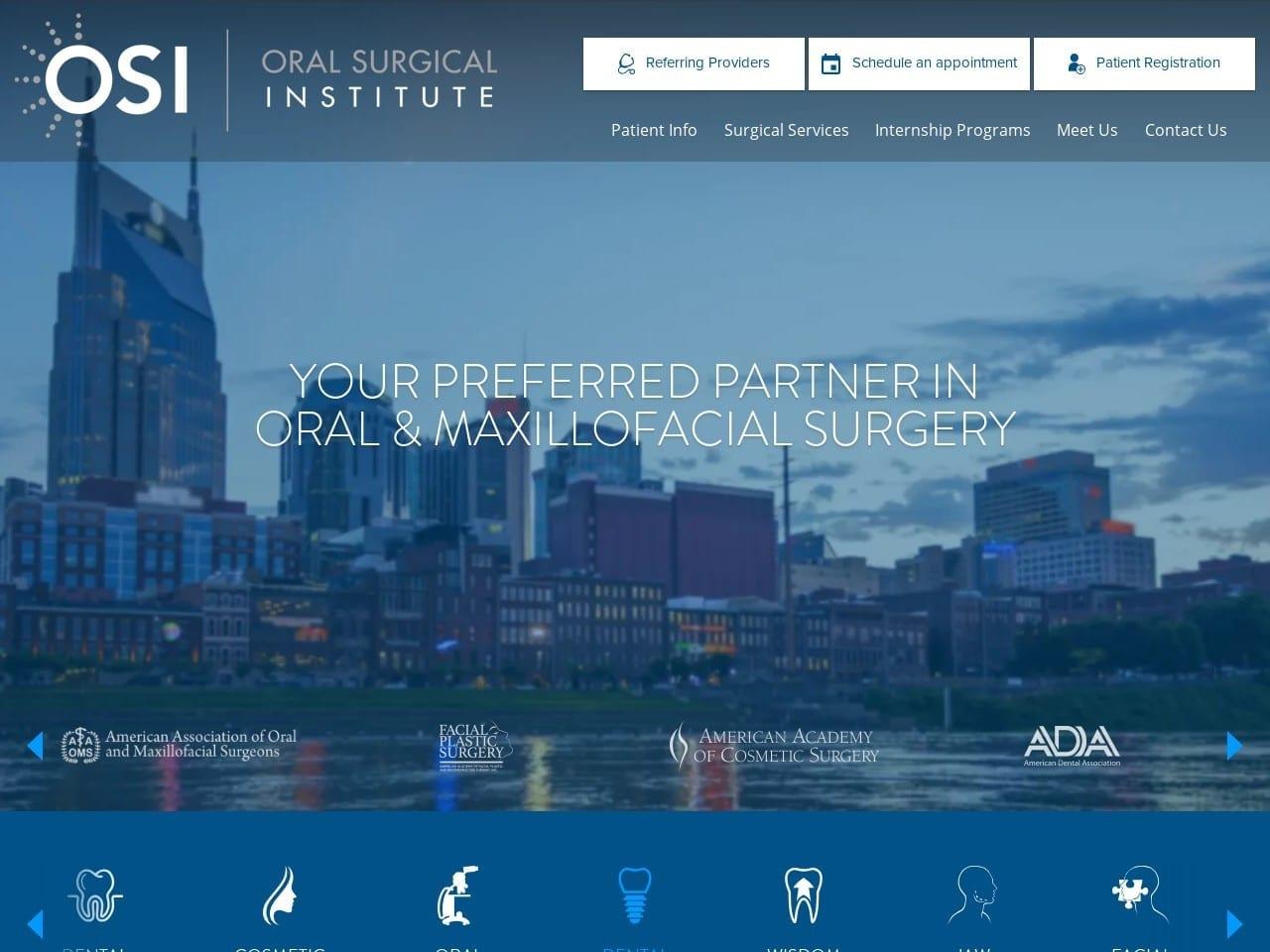 Oral Surgical Institute Jackson Shannon DDS screenshot