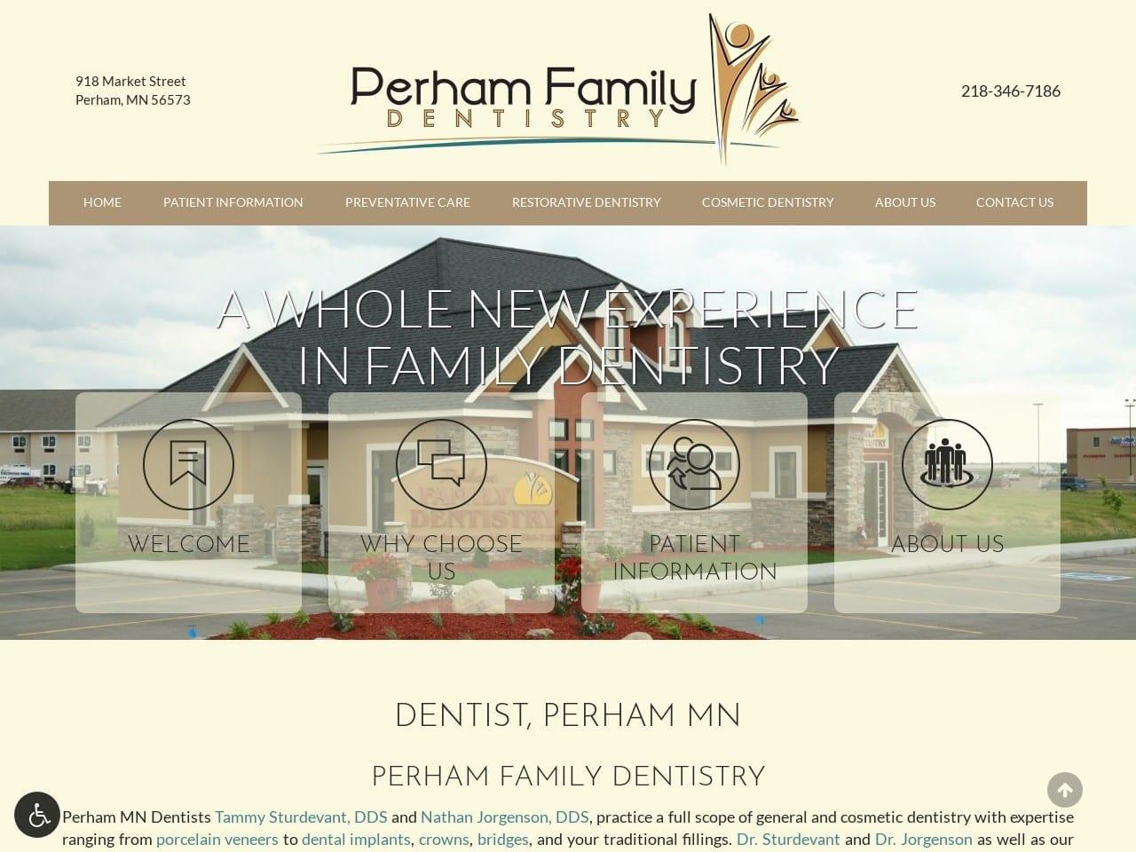Perham Family Dental screenshot