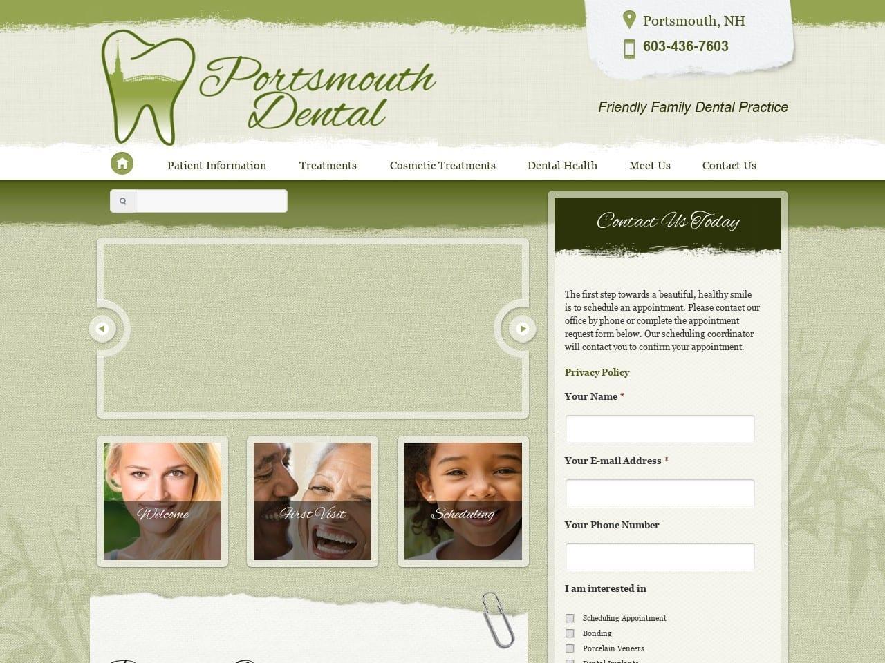 Portsmouth Dental screenshot