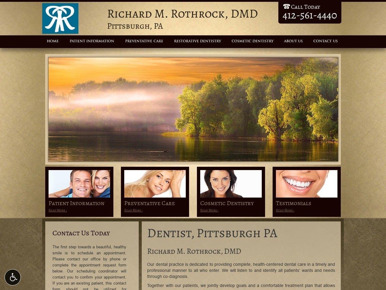 Dr. Richard M. Rothrock DMD screenshot