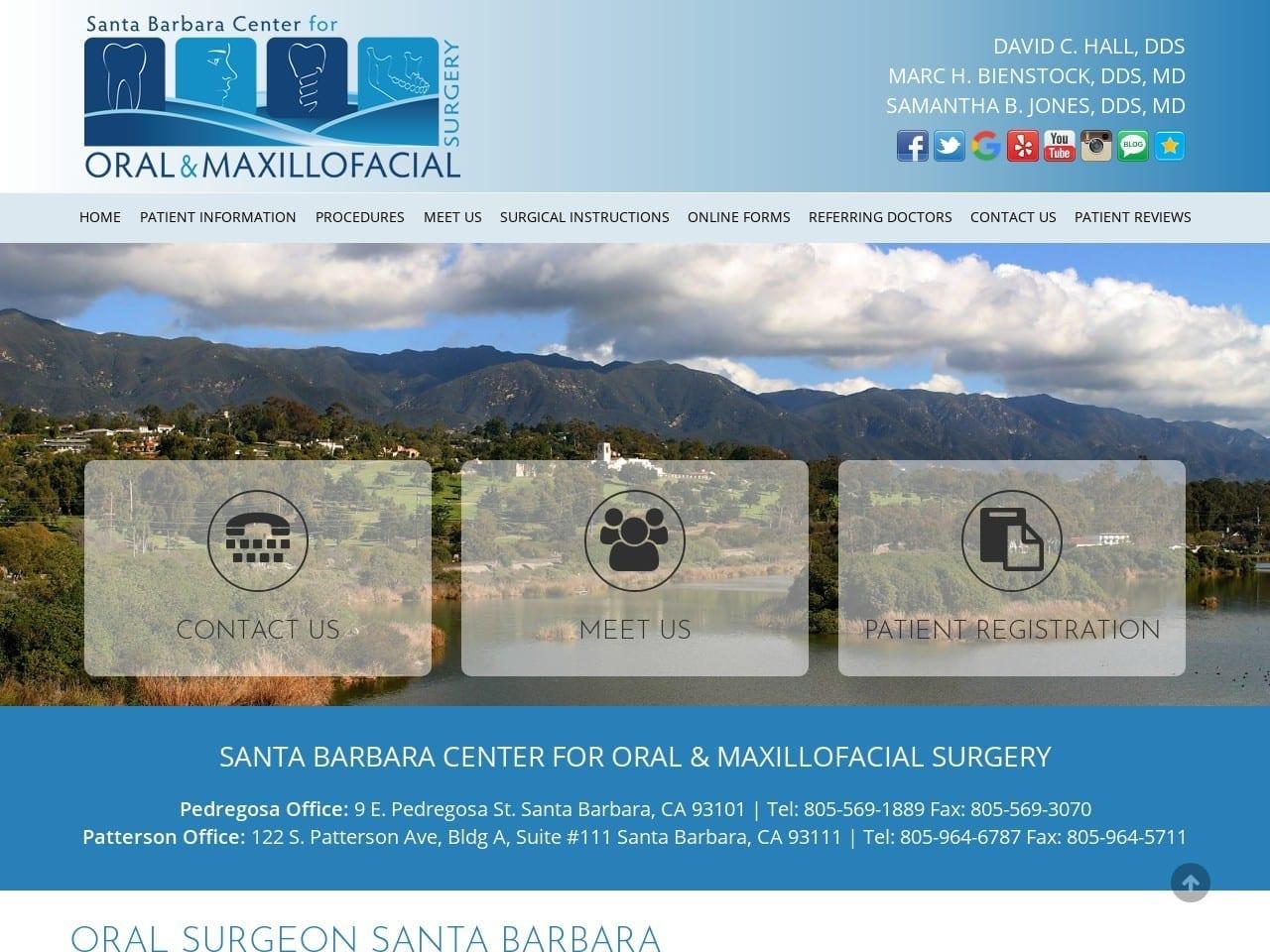 Center For Corrective Jaw Surgery Hall David C DDS screenshot