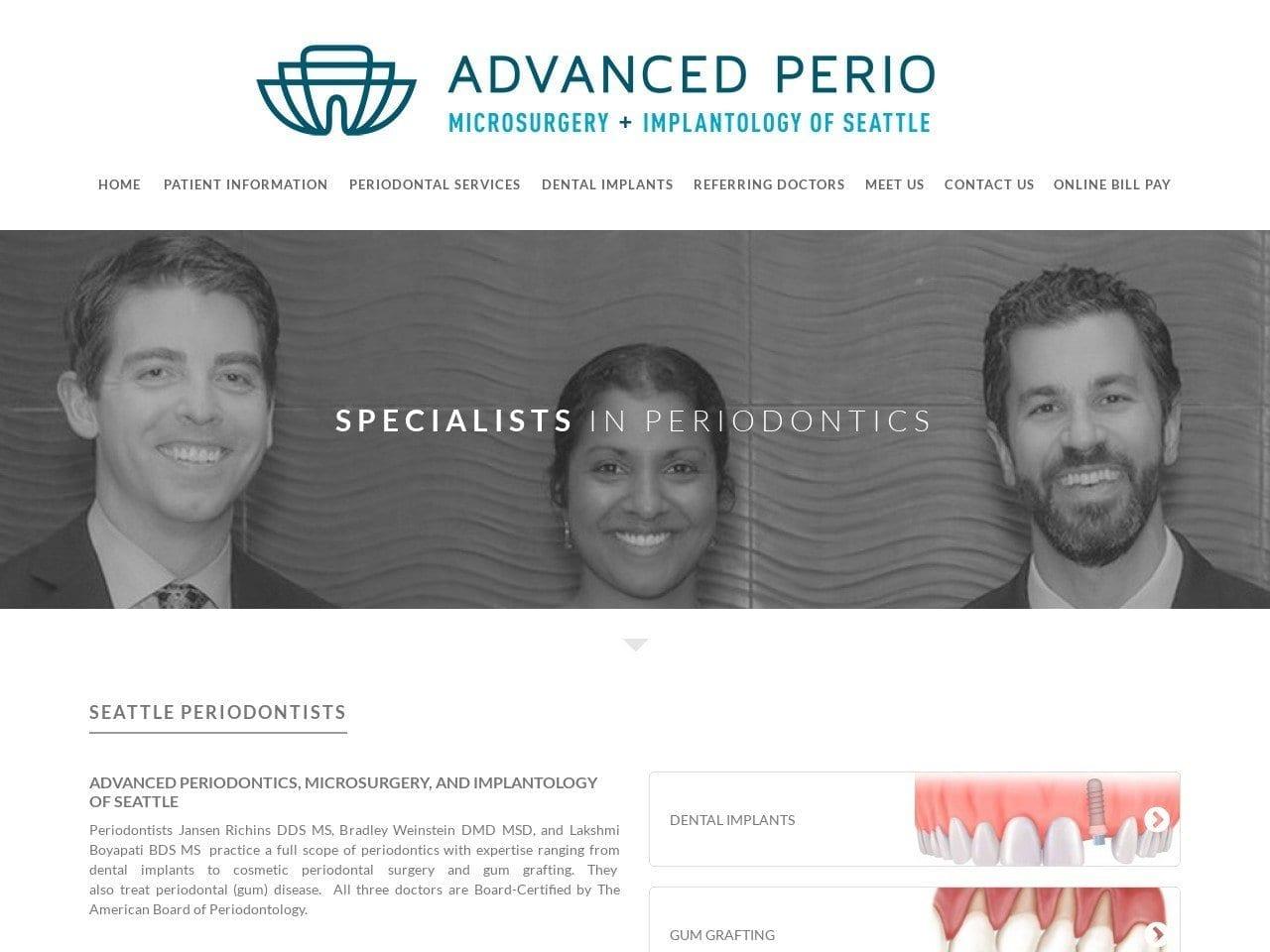 Advanced Periodontics Microsurgery & Implant Den screenshot