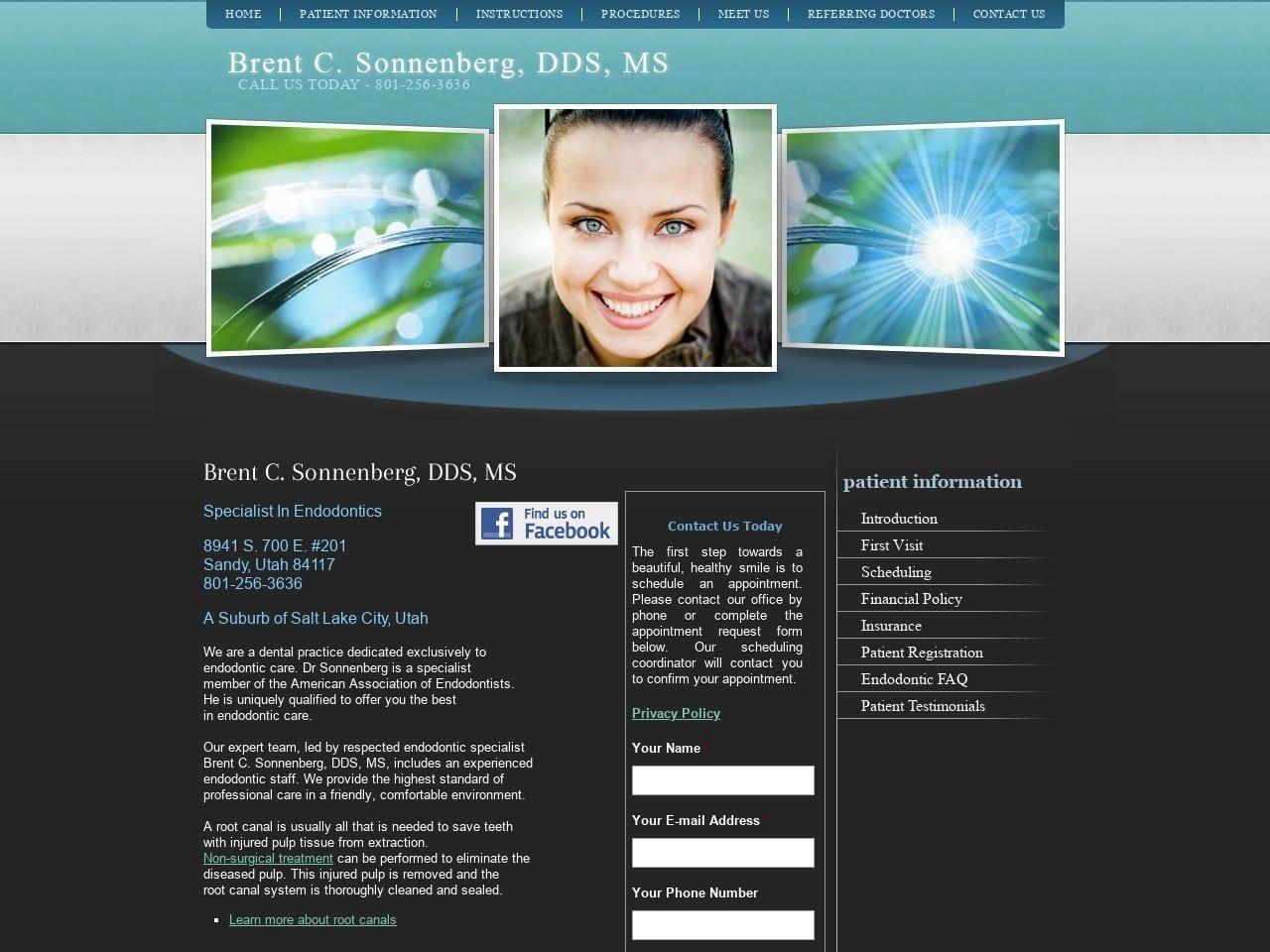 Brent C. Sonnenberg DDS MS screenshot