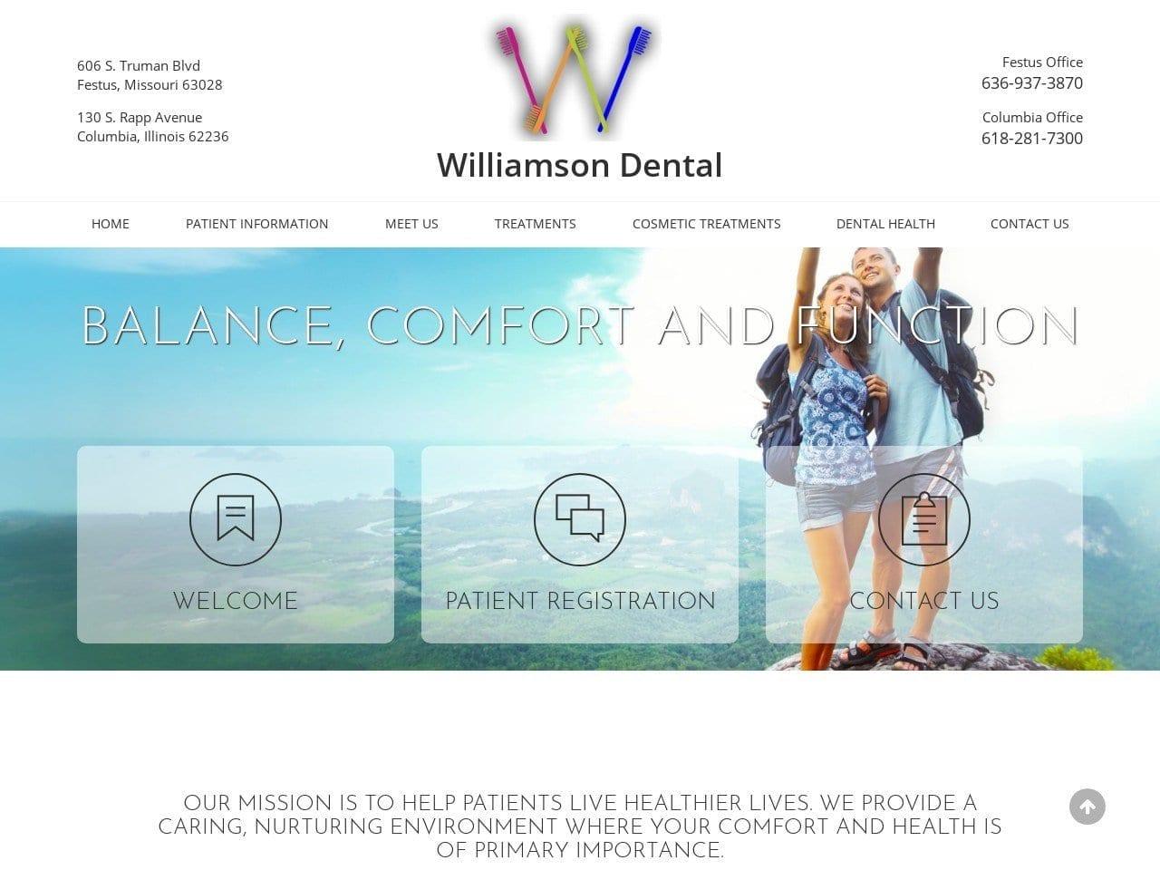 Williamson Dental screenshot