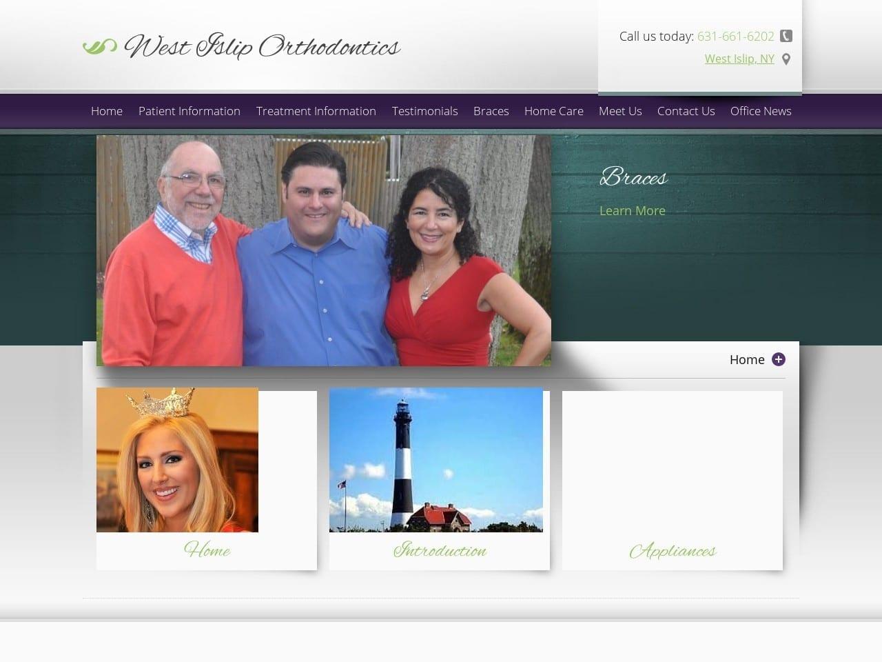 West Islip Orthodontists screenshot