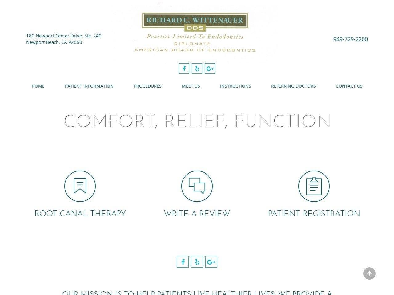 Richard C. Wittenauer DDS screenshot