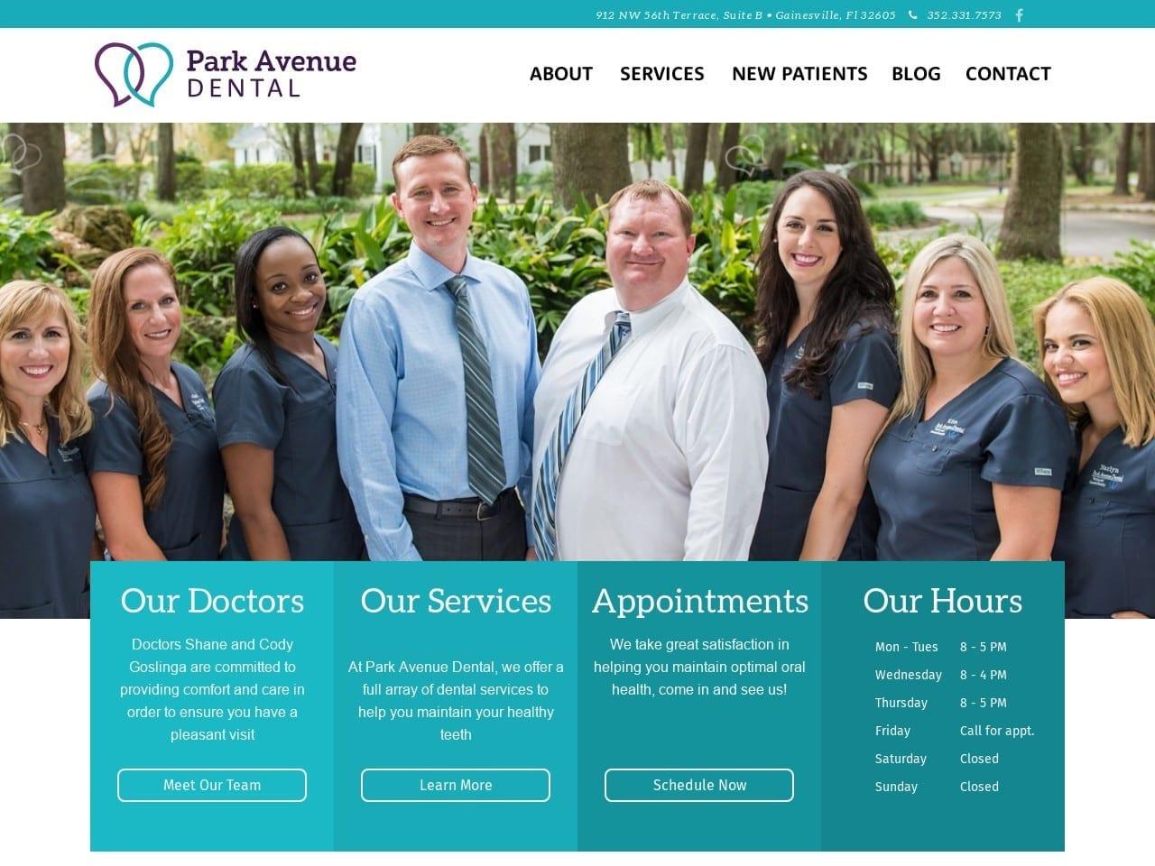 Park Avenue Dental screenshot