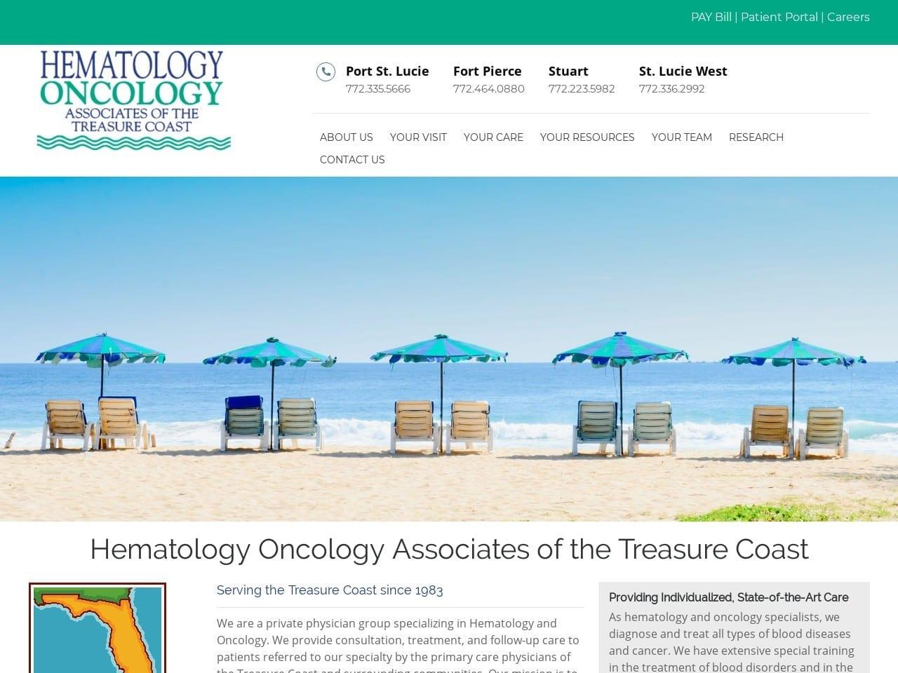 Hematology/Oncology Associates screenshot