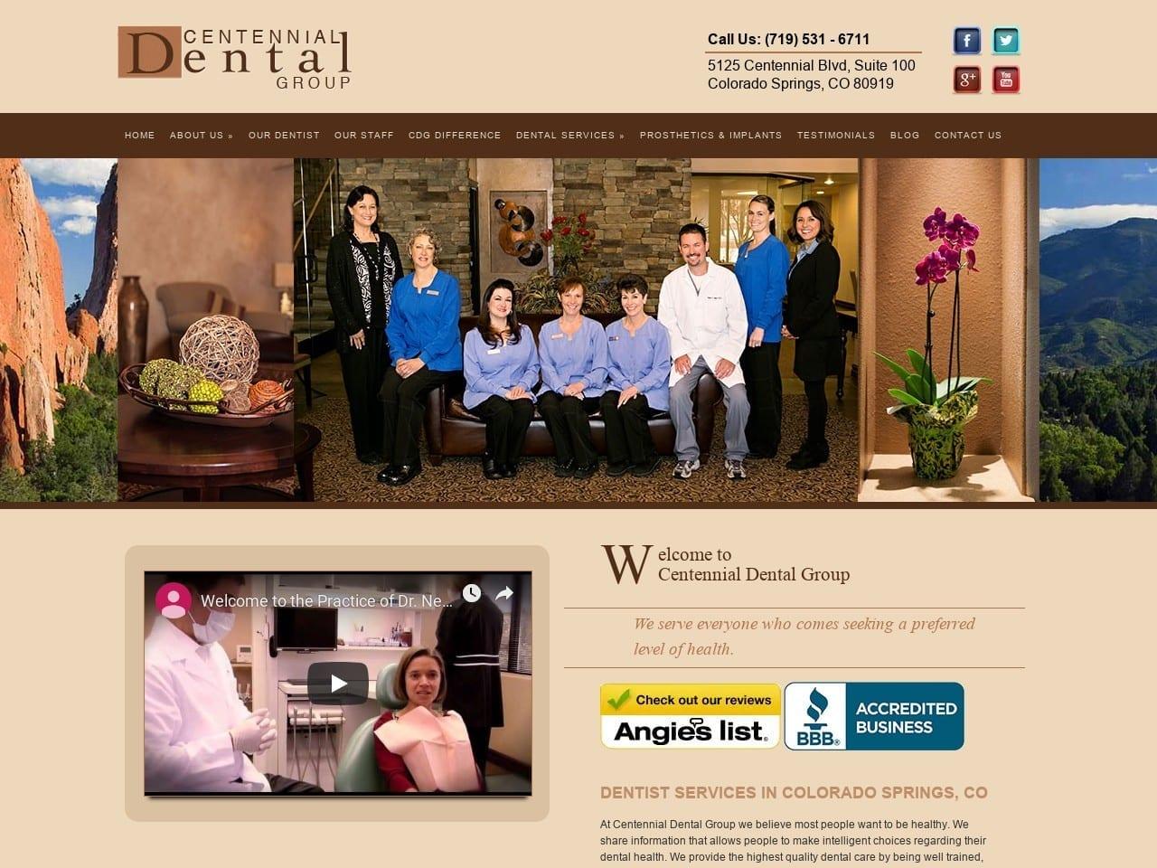 Centennial Dental Group screenshot