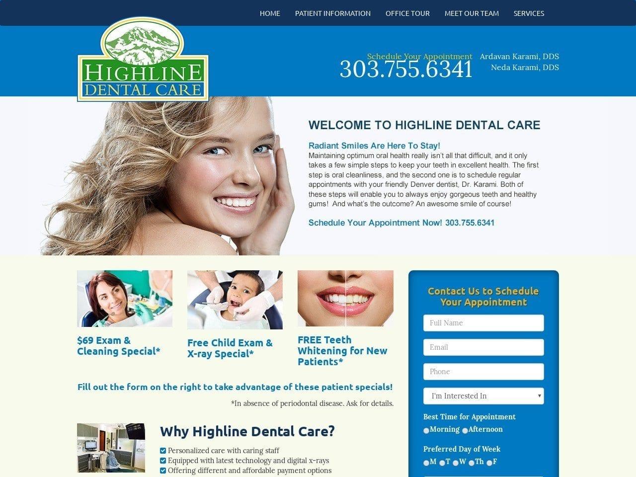 Highline Dental Care screenshot