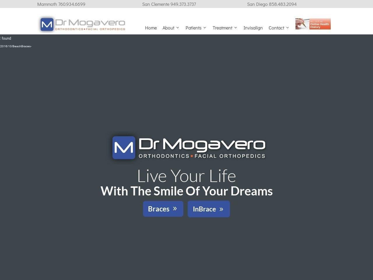 Dr Mogavero Orthodontics screenshot