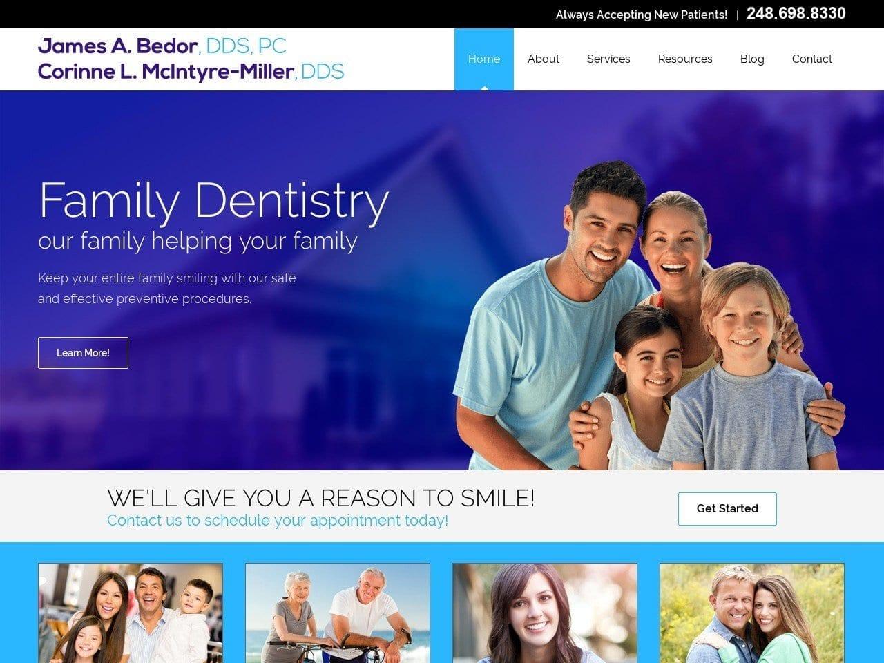 Bedor Family Dental screenshot