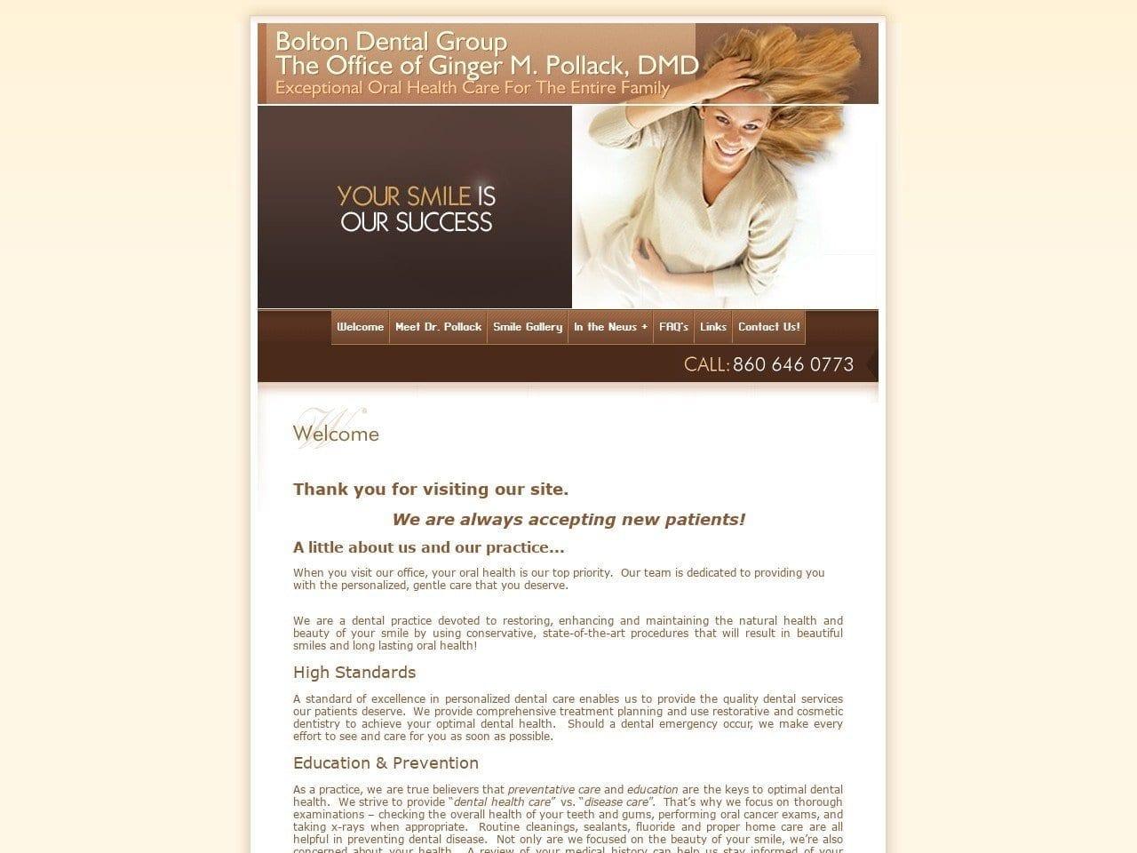 Bolton Dental Group screenshot