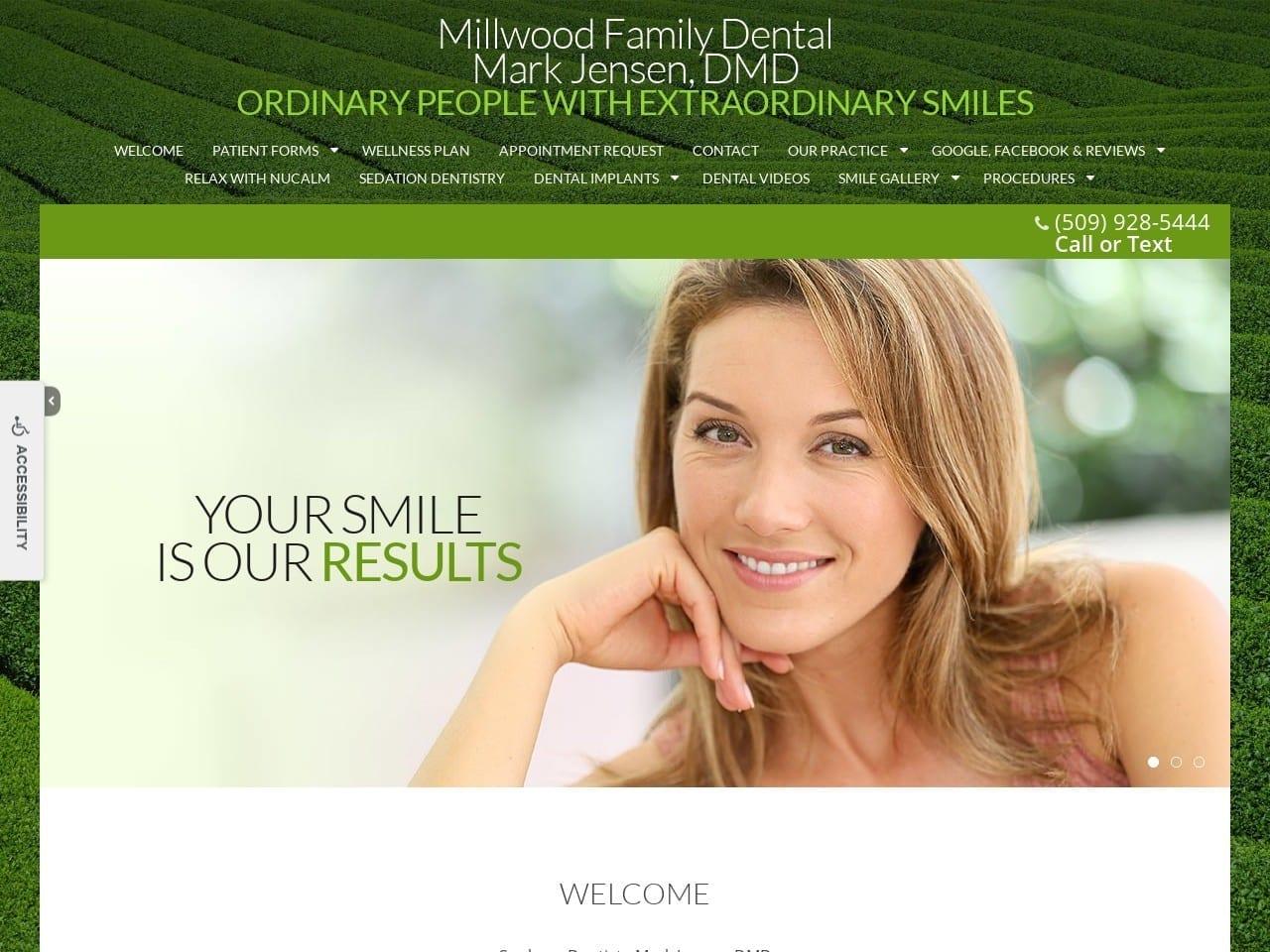 Millwood Family Dental screenshot