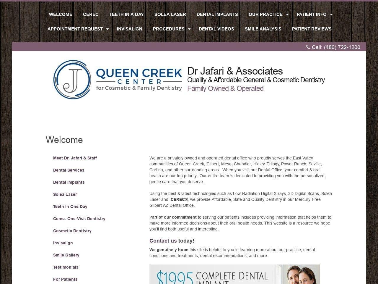 Queen Creek Center For Cosmetic Dentist screenshot