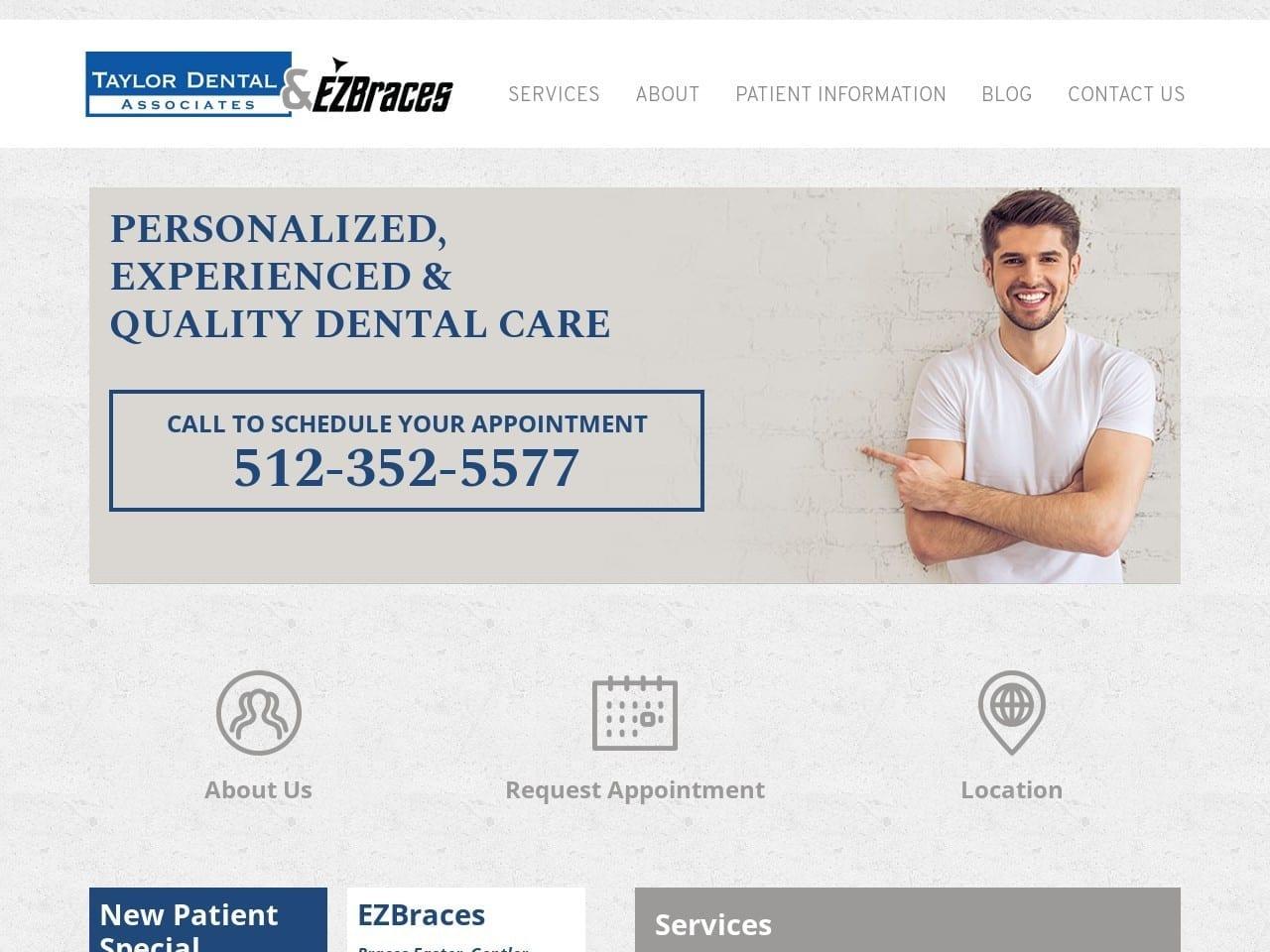 Taylor Dental Assoc screenshot