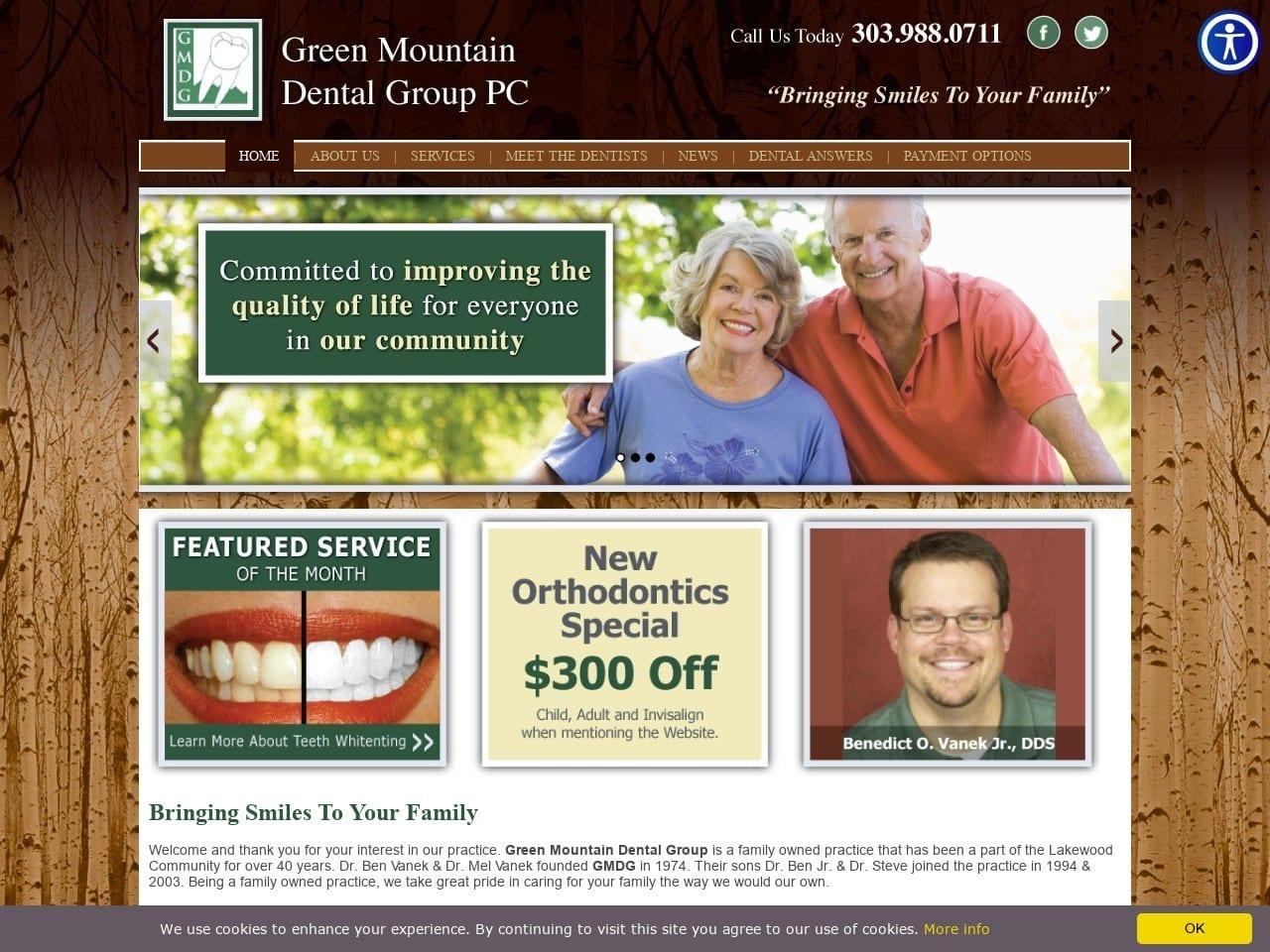 Green Mountain Dental Group screenshot