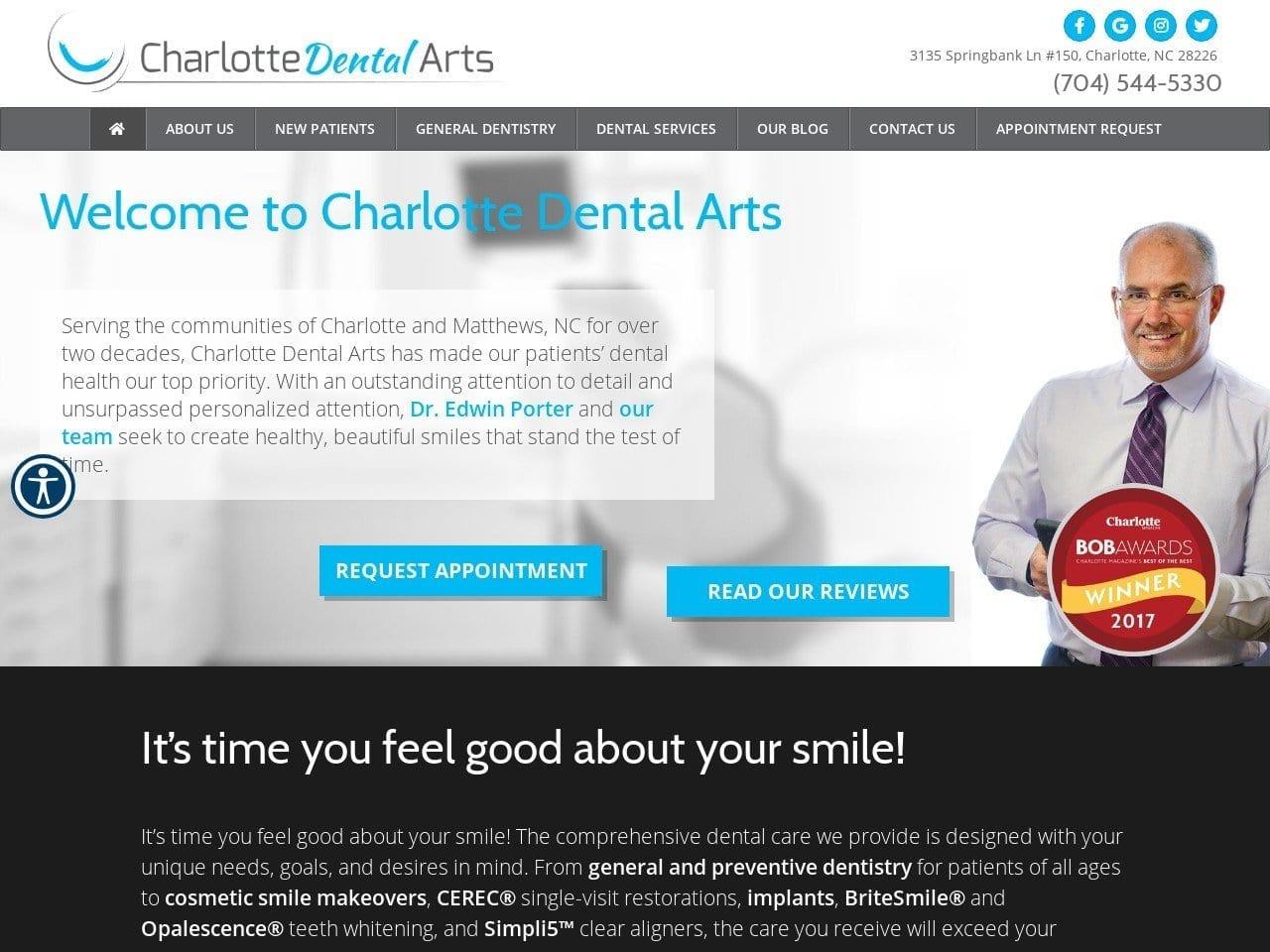 Dr. Edwin Porter DDS FAGD screenshot