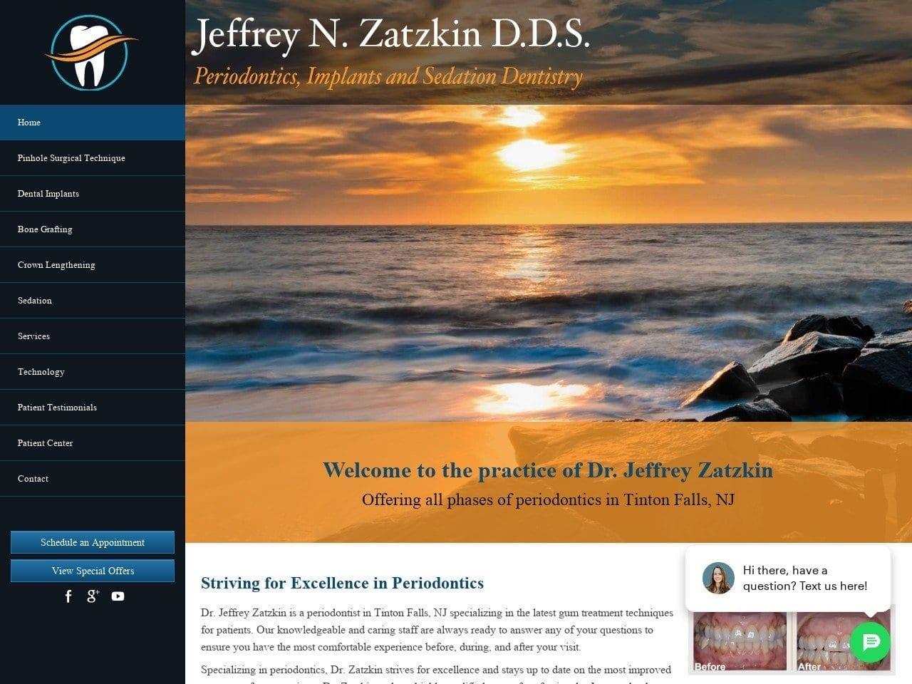 Jeffrey N Zatzkin DDS screenshot