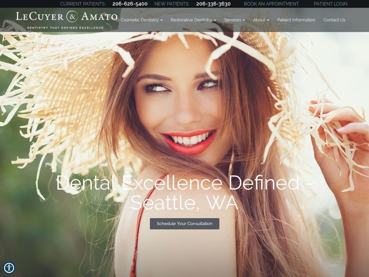LeCuyer & Amato Dentistry screenshot