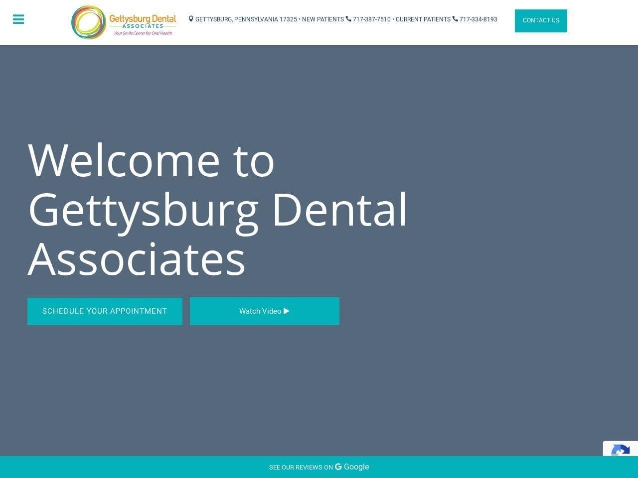 Gettysburg Dental Associates screenshot