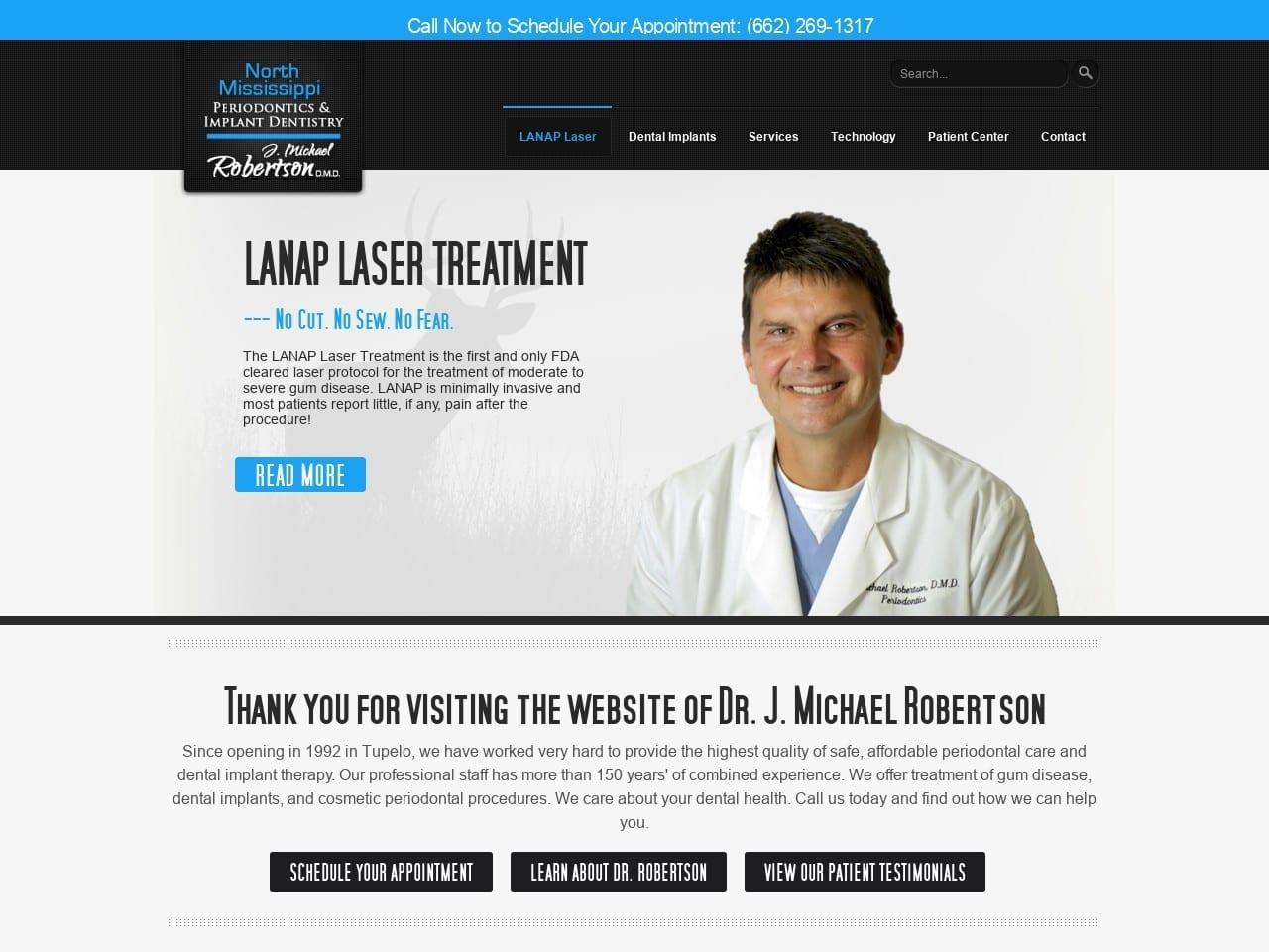 North Mississippi Periodontics & Implant Dentist screenshot