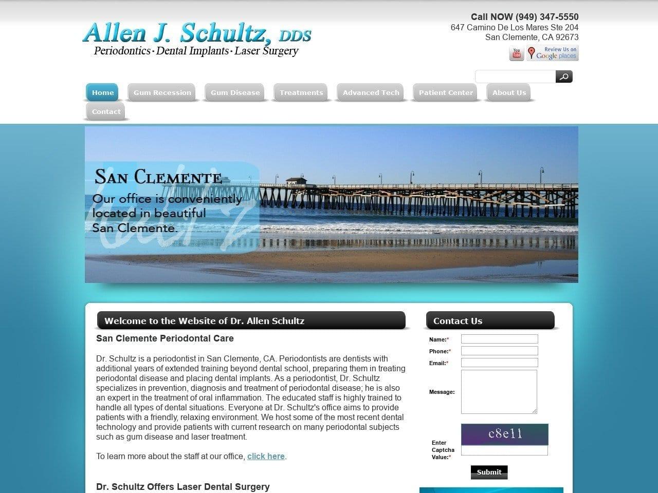 Allen J. Schultz DDS screenshot