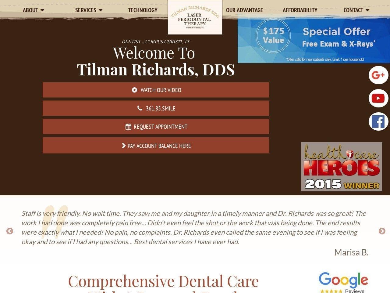 Tilman Richards Dds screenshot