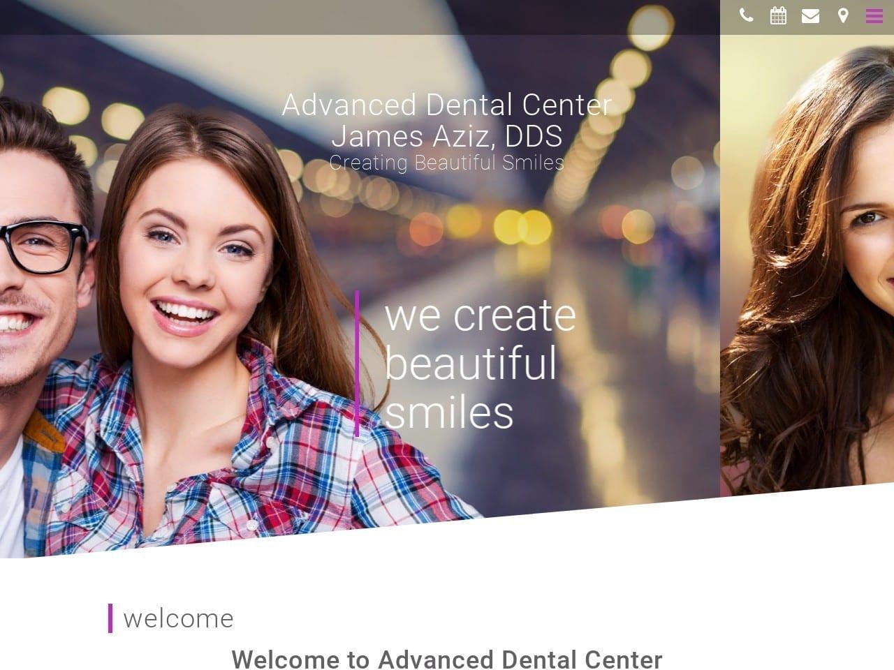 Advanced Dental Center Aziz James DDS screenshot
