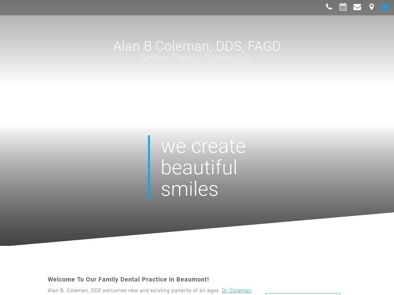 Coleman Alan B DDS screenshot