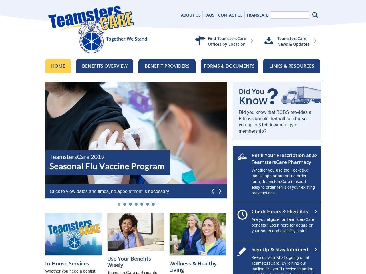 Teamsters Union 25 Health Services Dentist screenshot