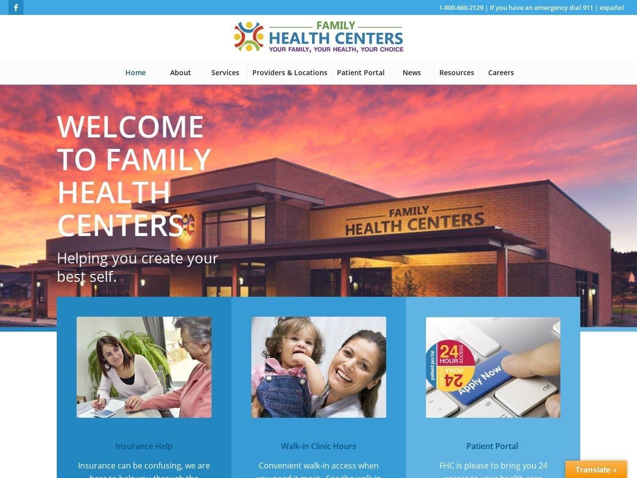 Family Health Centers screenshot