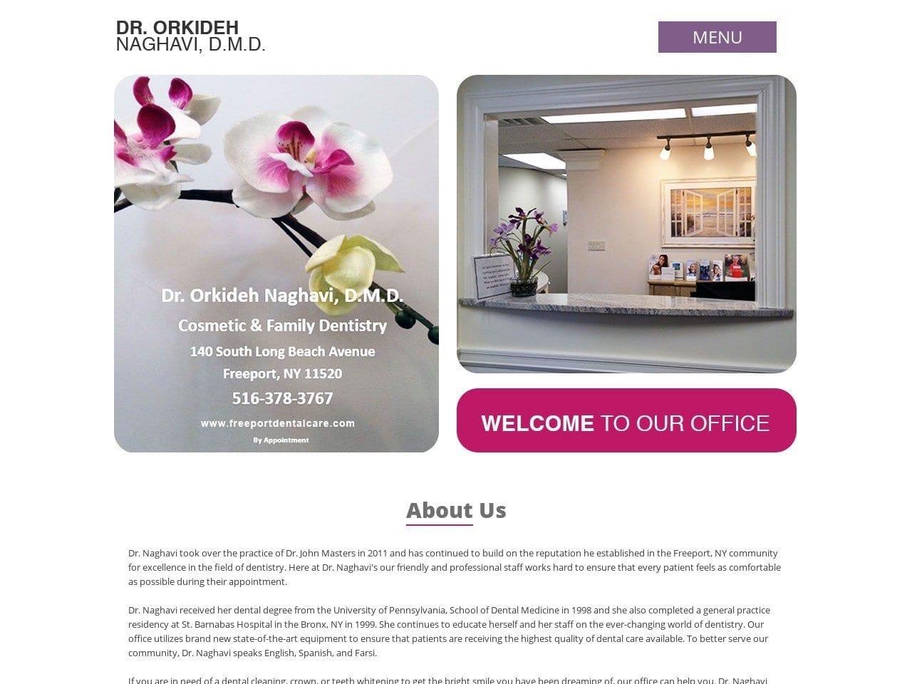 Dr. Orkideh Naghavi D.M.D. screenshot