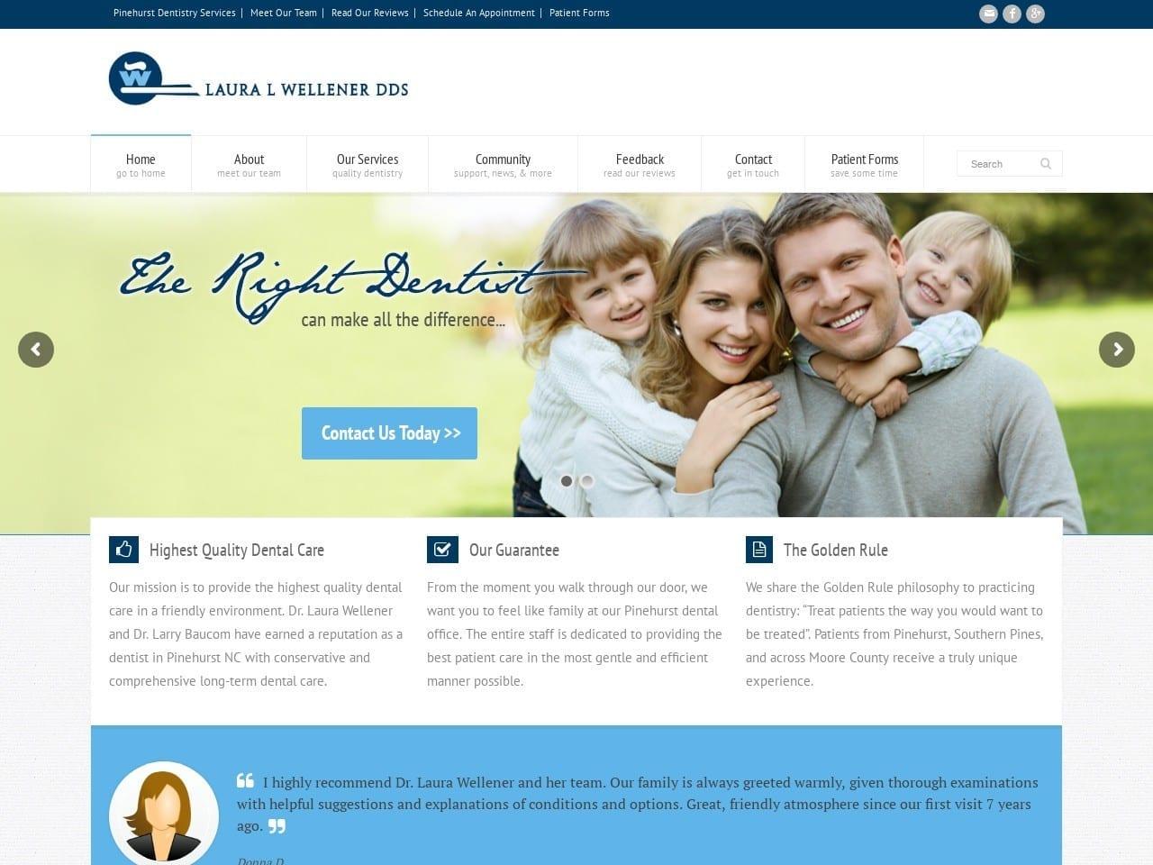 Laura L Wellener DDS screenshot