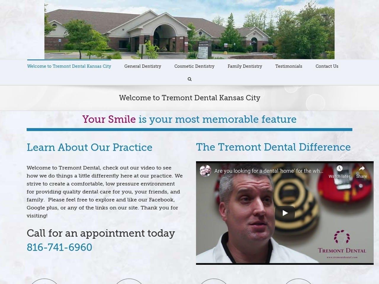 Dr. Bernard G. Bruns DDS LLC at Tremont Dental screenshot
