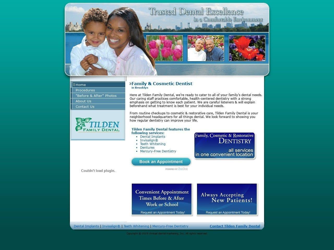 Tilden Family Dental screenshot