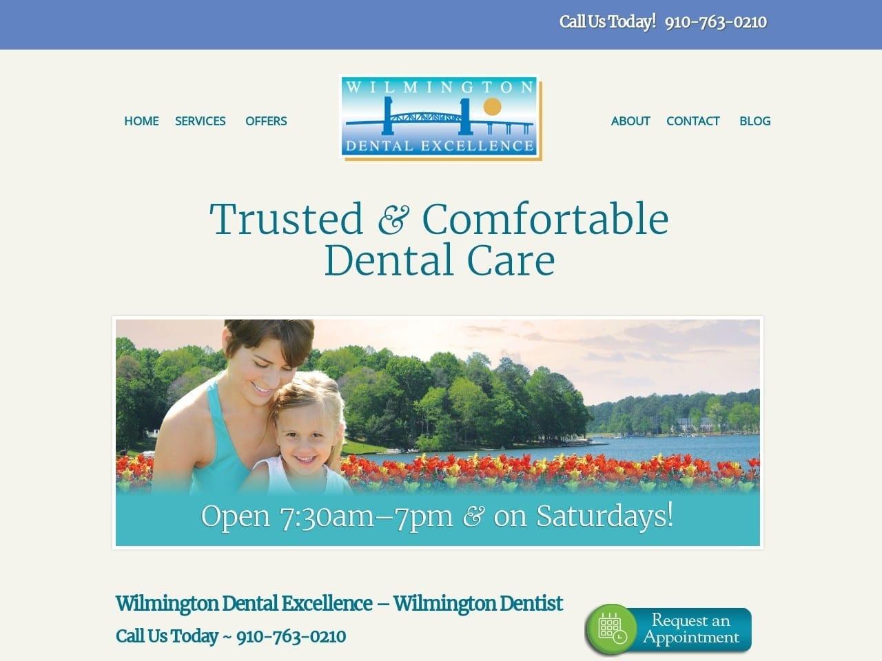 Wilmington Dental Excellence screenshot