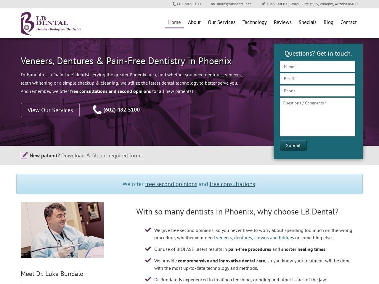 LB Dental screenshot