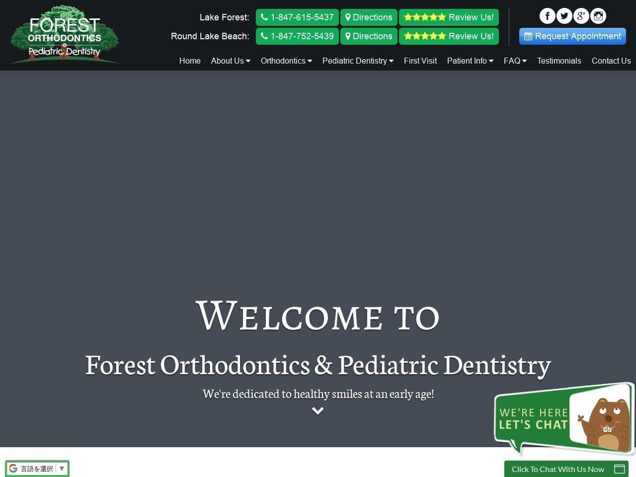 Forest Orthodontics & Pediatric Dentist screenshot