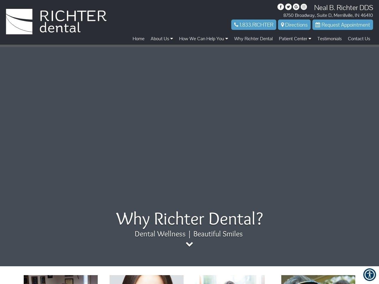 Richter Dental Merrillville screenshot